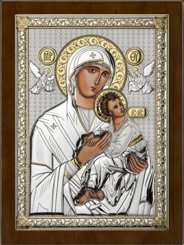 Obrazek srebrny IKONA Matka Boża Nieustającej Pomocy