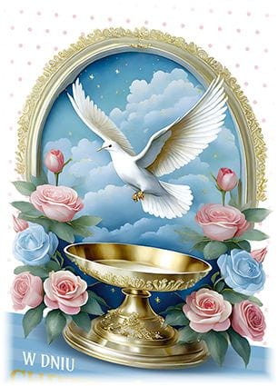 Torba prezentowa A5 na Chrzest Święty - pamiątka prezent upominek