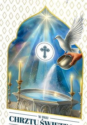 Torba prezentowa A5 na Chrzest Święty - pamiątka prezent upominek