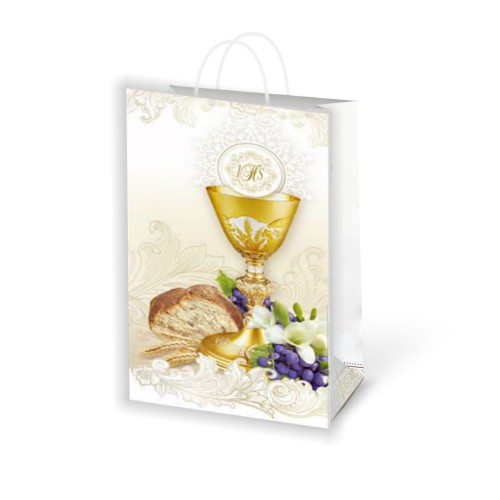 Torba prezentowa I Komunia Święta - pamiątka komunijna A4