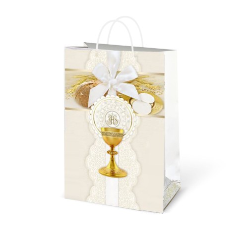 Torba prezentowa I Komunia Święta - pamiątka komunijna A4