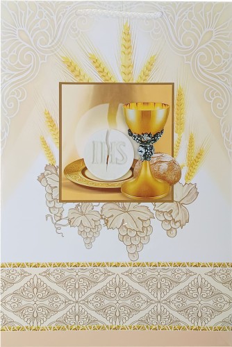 Torba prezentowa I Komunia Święta - pamiątka komunijna A4