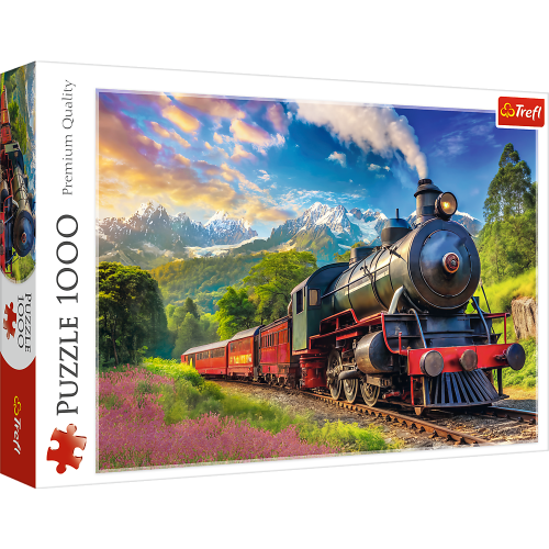 TREFL PUZZLE. Podróż pociągiem. 1000 elementów