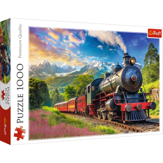 TREFL PUZZLE. Podróż pociągiem. 1000 elementów