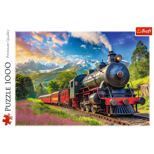 TREFL PUZZLE. Podróż pociągiem. 1000 elementów