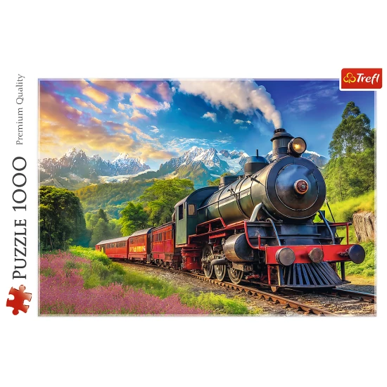 TREFL PUZZLE. Podróż pociągiem. 1000 elementów