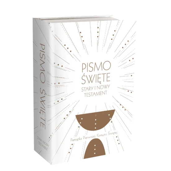 Pismo Święte. Stary i Nowy Testament B6 - oprawa biała z obwolutą
