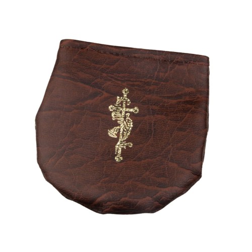 Etui na różaniec - skórkowe brązowe