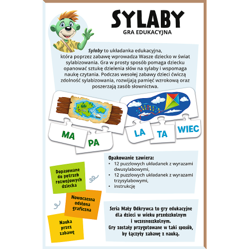 Gra dla dzieci Sylaby, Mały Odkrywca
