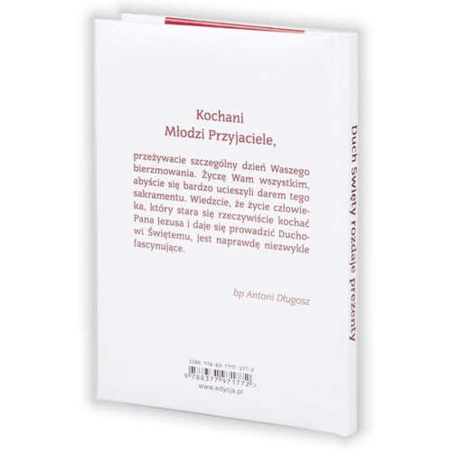 Pamiątka Bierzmowania. Duch Święty rozdaje prezenty