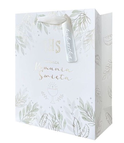 Torebka prezentowa komunijna A5 (22 x17cm) - prezent Komunia