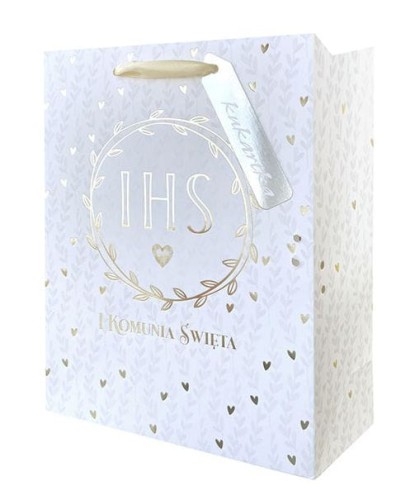 Torebka prezentowa komunijna A5 (22 x17cm) - prezent Komunia