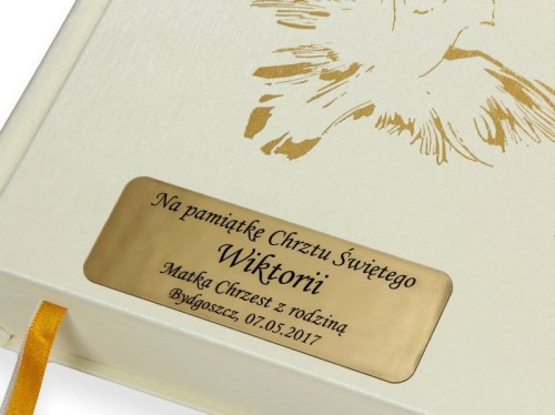 Pismo Święte w pudełku drewnianym EKO ♻ nadruk UV - Pamiątka I Komunii Świętej