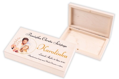 Pudełeczko drewniane EKO ♻ z nadrukiem UV