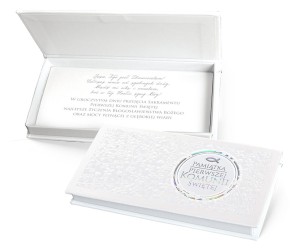 Pudełko ozdobne komunijne na banknoty z okazji I Komunii Świętej