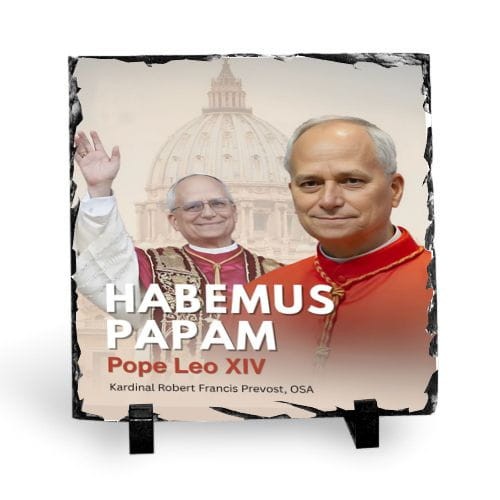 Papież LEON XIV Robert Pervost - Obrazek Religijny na granicie