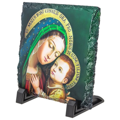 Matka Boska Dobrej Rady - Obrazek Religijny na granicie