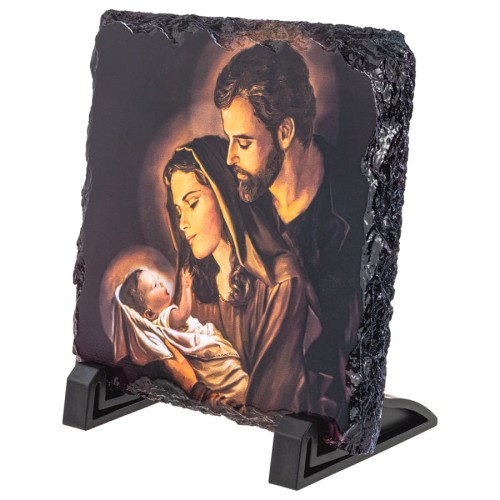 Rodzina Święta - Obrazek Religijny na granicie