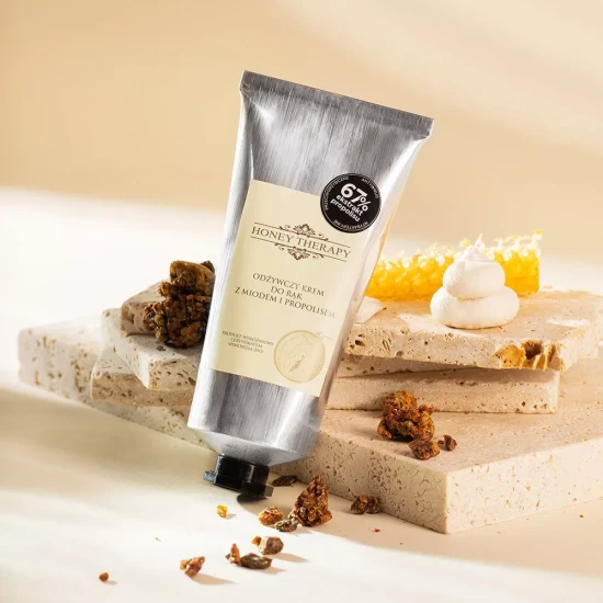 Krem do rąk z miodem i propolisem 70 ml WANILIA - Honey EKO THERAPY
