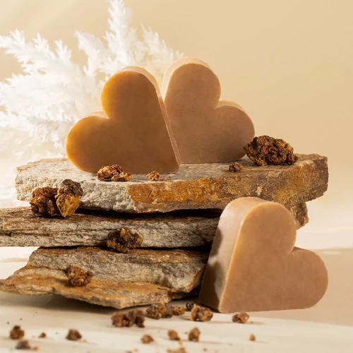 Mydło miodowo - propolisowe serce 75g