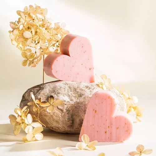 Mydło różane z miodem serce 75 g