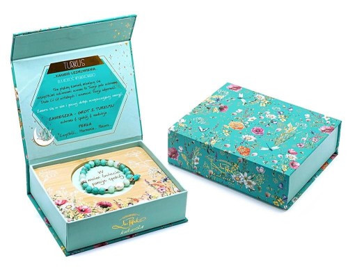 Bransoletka - TURKUS minerał w pamiątkowym pudełku