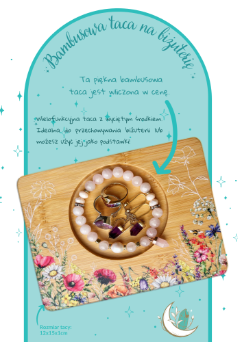 Bransoletka - AGAT INDYJSKI minerał w pamiątkowym pudełku