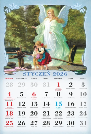 Kalendarz z Aniołem Stróżem 2026