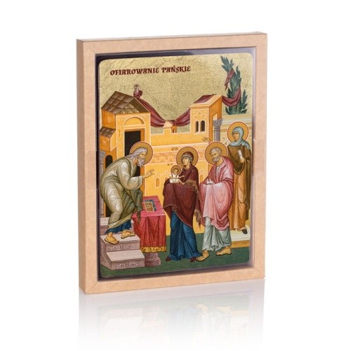 Ikona Święty Ikona Ofiarowanie Pańskie z certyfikatem