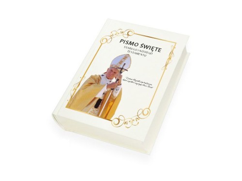 projekt JAN PAWEŁ II - Biblia Domowa z Kroniką Rodzinną z błogosławieństwem Jana Pawła II [Limitowana]