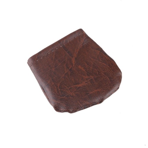 Etui na różaniec małe - skórkowe brąz na rzep