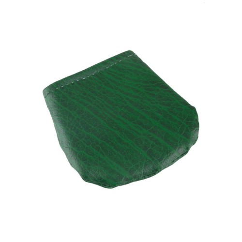 Etui na różaniec małe - skórkowe zielone na rzep