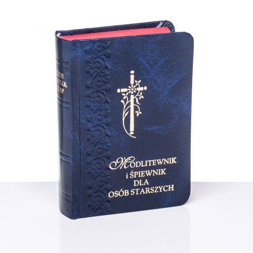 Modlitewnik i śpiewnik dla osób starszych - granatowy