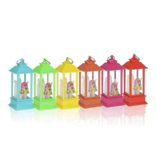 Lampion adwentowy na roraty LED