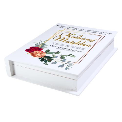 Pudełeczko drewniane z nadrukiem - Pudełeczko wspomnień Skrzyneczka