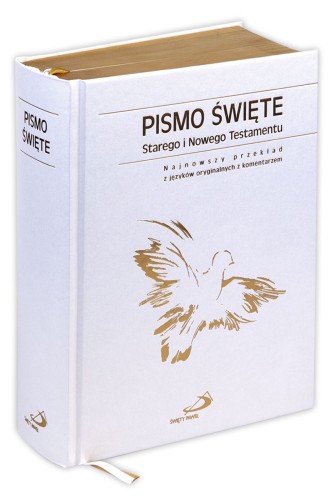 Pismo Św. ST i NT (standard format, twarda oprawa, złocone brzegi kartek