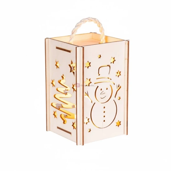 Lampion adwentowy EKO - świąteczny