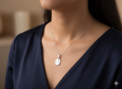 Medalik srebrny - Szkaplerz, próba 925, 1,2g