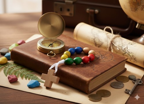 Dziesiątek różańca, misyjny – mały, podręczny