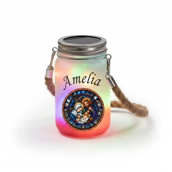 Lampion na roraty adwentowy LED z opcją personalizacji imienia