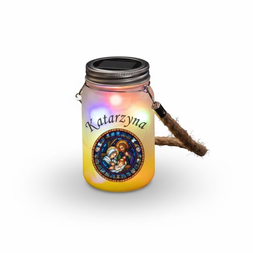 Lampion na roraty adwentowy LED z opcją personalizacji imienia