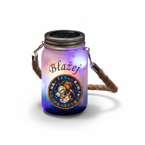 Lampion na roraty adwentowy LED z opcją personalizacji imienia