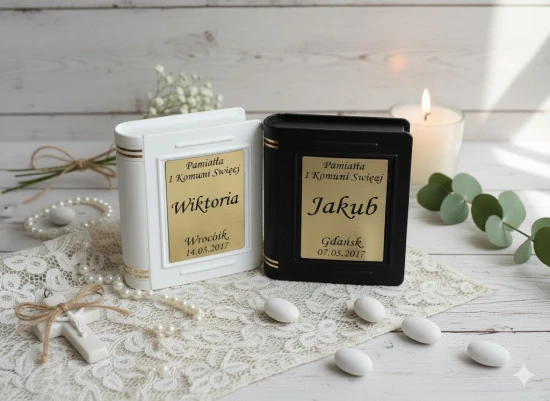Pudełko na różaniec z imieniem