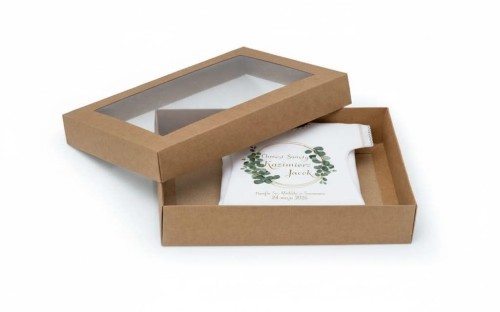 Szatka na chrzest EUKALIPTUS - Pamiątka Chrztu Świętego