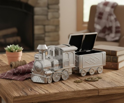 Skarbonka - Pociąg z wagonikiem z możliwością personalizacji