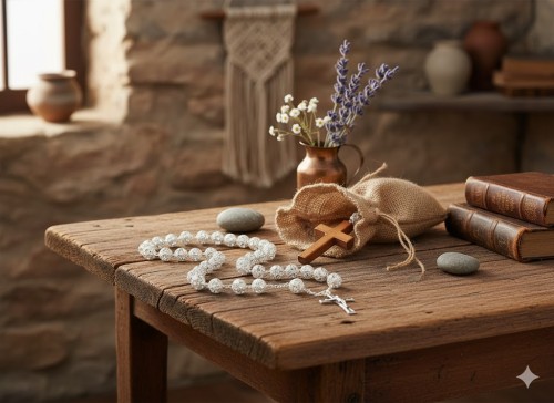 Różaniec Preciosa Crystal – połyskujący, ekskluzywny