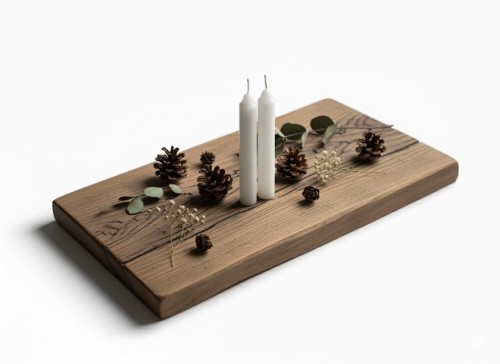 Świeca stołowa prosta - 2 sztuki