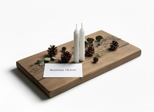 Świeca stołowa prosta - 2 sztuki