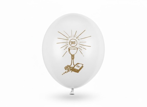 Balon dekoracyjny Komunia Święta – 27 cm