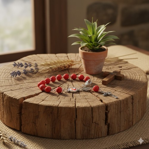 Dziesiątka różańca Św. Krzysztof – zapach różany